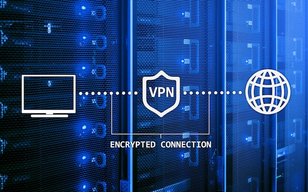 Photo réseau privé virtuel vpn cryptage des données substitut ip