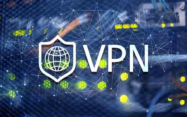 Réseau privé virtuel VPN Nouveau concept technologique 2020