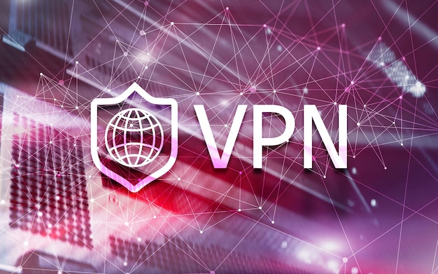 Réseau privé virtuel VPN Nouveau concept technologique 2020