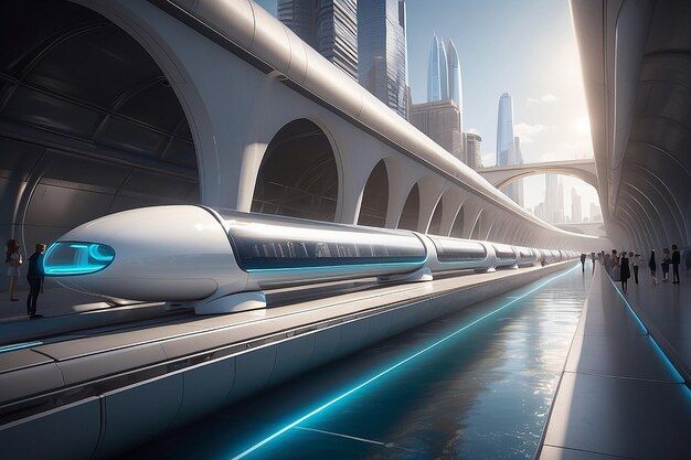 Réseau de transport hyperloop