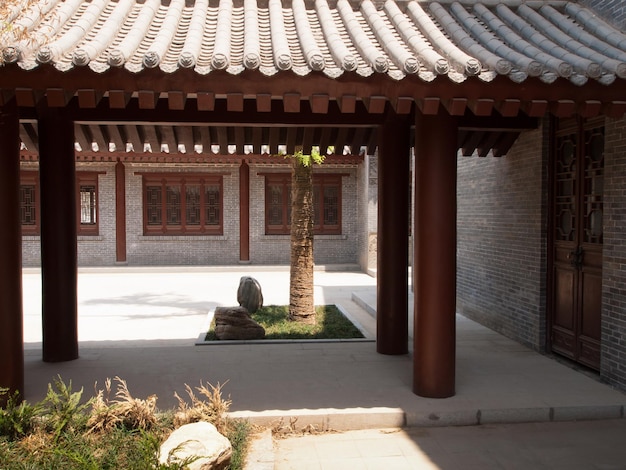 Résidences de cour chinoises traditionnelles à Xian, Chine.