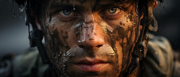 La résilience des soldats sous la pluie