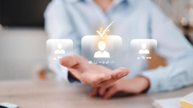 Ressources humaines et conception du World Wide Web gestion du recrutement idée d'entreprise RH