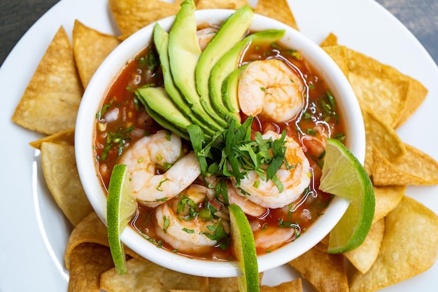 restaurant mexicain à base de crevettes