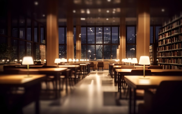 Un restaurant avec vue sur la ville la nuit