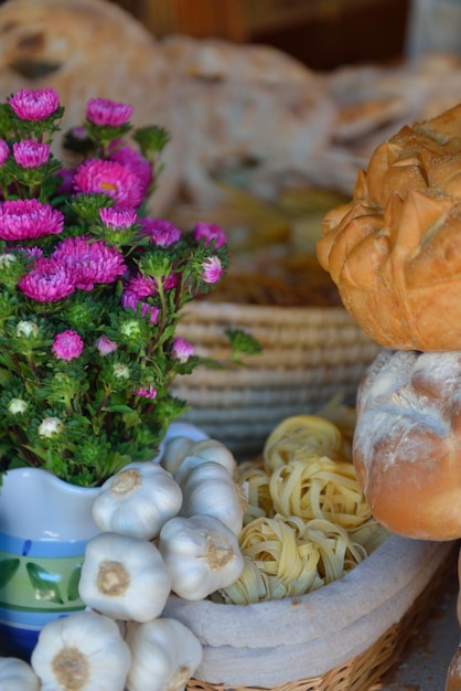 restauration buffet nourriture à l'intérieur dans un restaurant de luxe