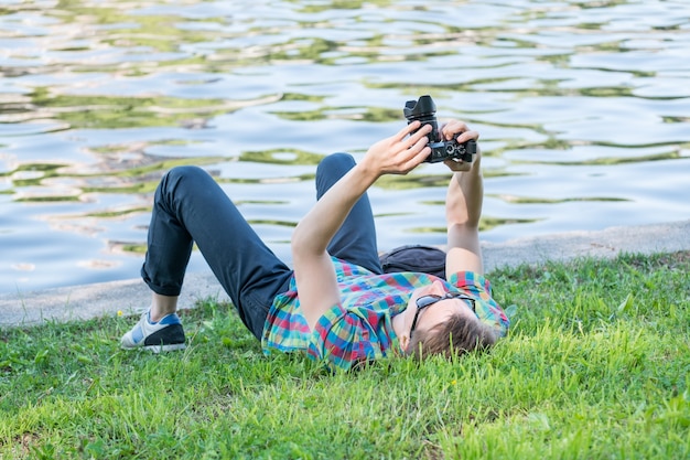 Restng sur l'herbe