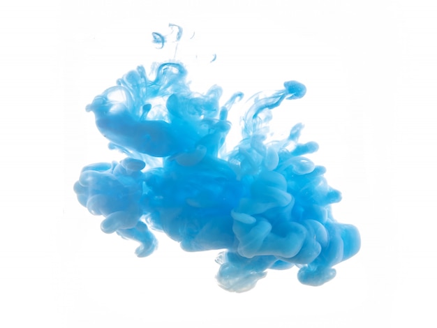 Résumé formé par dissolution de la couleur dans l'eau