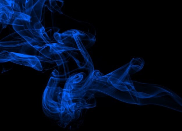 Résumé de la fumée bleue qui coule