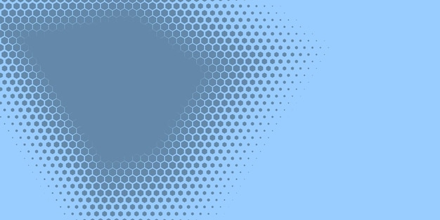 Résumé géométrique Hexagone deux couleurs d'arrière-plan
