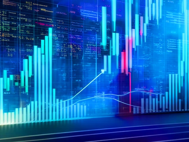 Résumé Des graphiques financiers en croissance