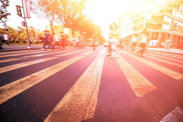 Résumé historique des gens dans la rue