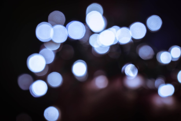 résumé, lumières noël, fond, bokeh