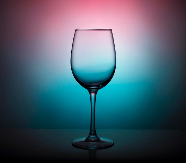 Photo résumé, verre à vin, design, fête, menu, carte des vins, éclairage dégradé,