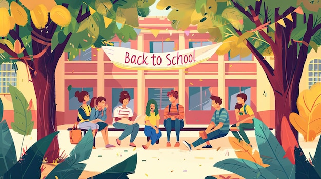 Retour à l'école Essentiels Illustrations vives pour la réussite scolaire