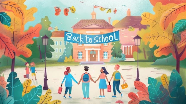 Retour à l'école Essentiels Illustrations vives pour la réussite scolaire