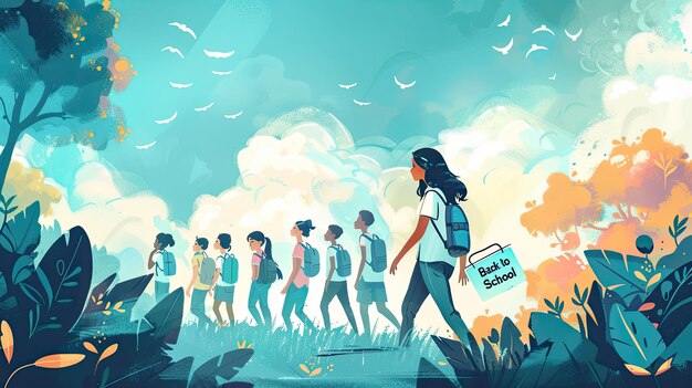 Retour à l'école Essentiels Illustrations vives pour la réussite scolaire