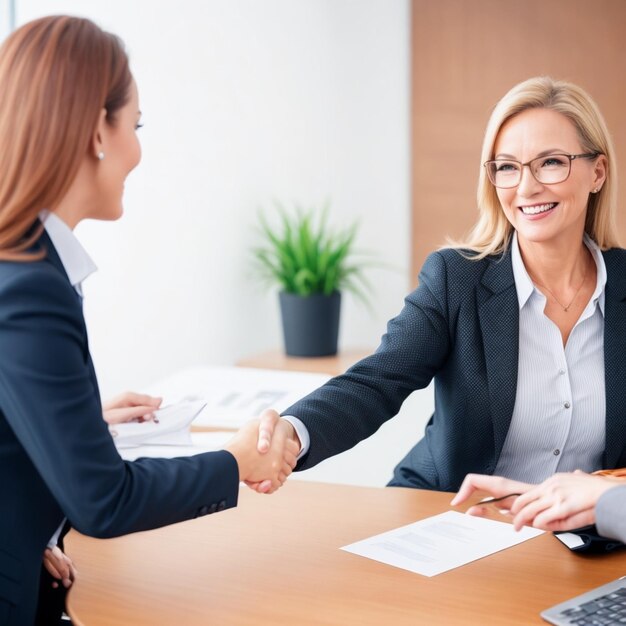 réunion de femme d'affaires