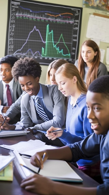 Photo une réunion de groupe au travail