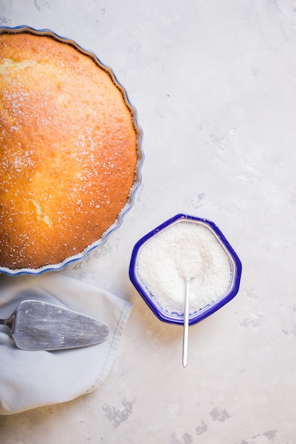 Revani. Pâtisserie Sucrée à La Semoule, Dessert Traditionnel Turc