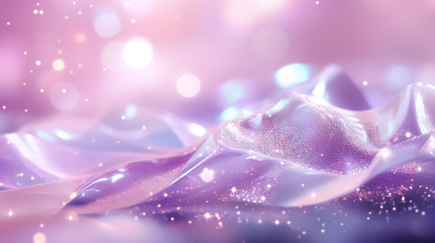 Le rêve du lilas est une scène de mode abstraite.