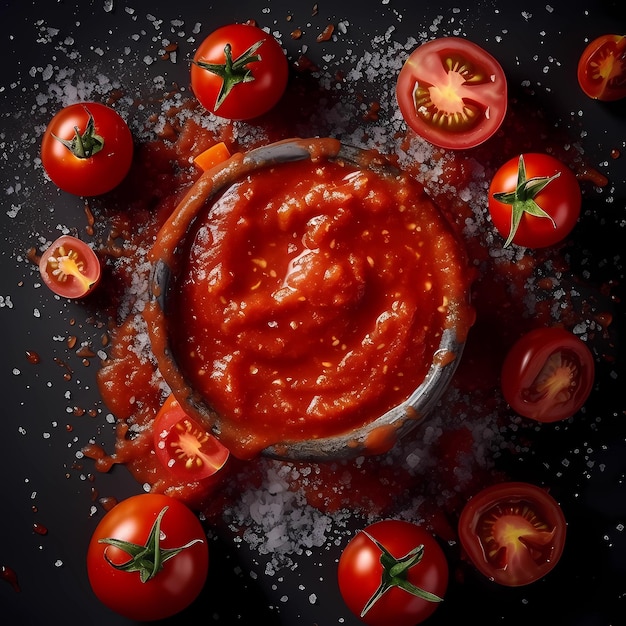 Rich Tomato Indulgence Pâte de tomate et ketchup Pure Tomato Perfection