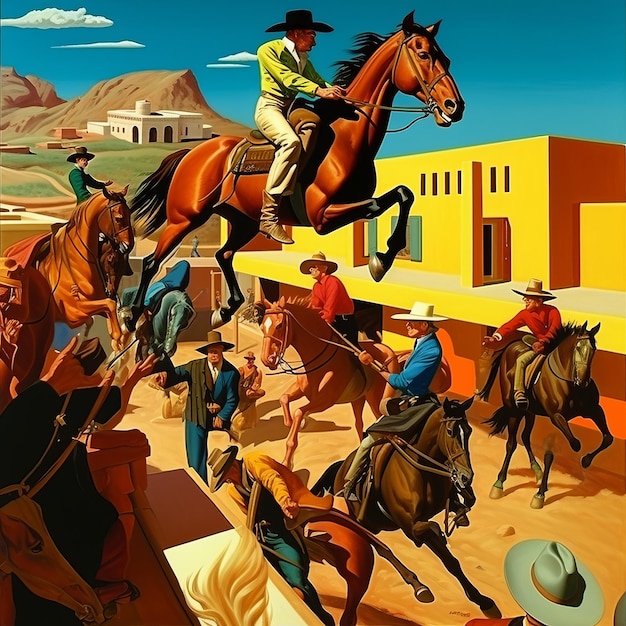 Les rides sauvages de Tucson Les cow-boys inoubliables Angus McKie et Enoch Bolles 1888
