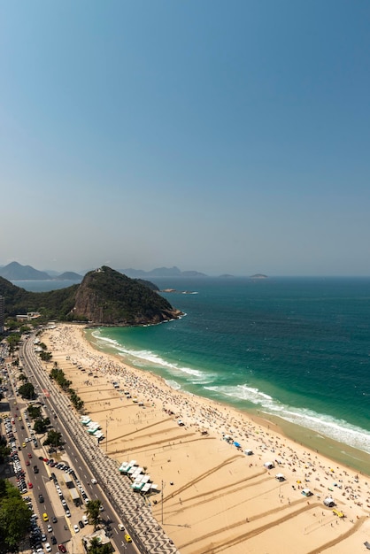 Rio de Janeiro Brésil Plage de Leme à côté de la plage de Copacabana le 03 septembre 2022