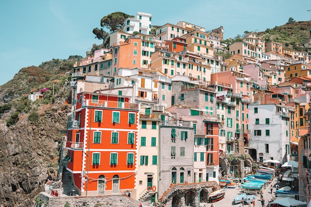 Riomaggiore à Cinque Terre, Ligurie en Italie