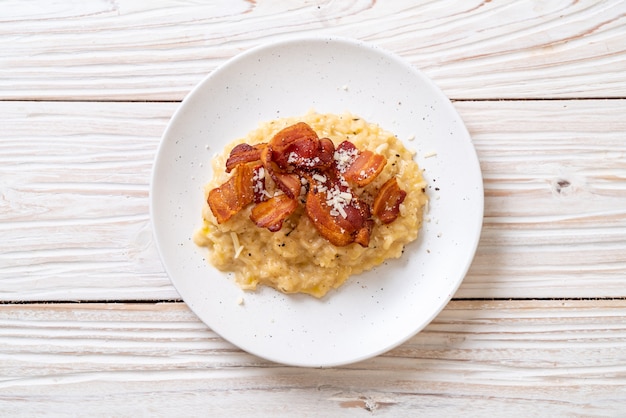 Risotto Au Bacon Croustillant