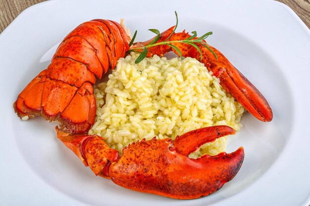 Risotto au homard