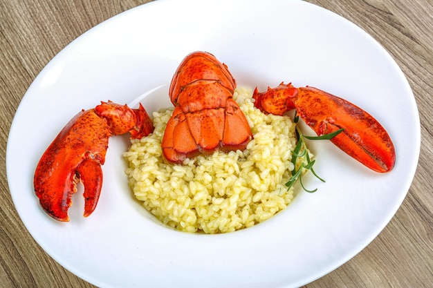 Risotto au homard