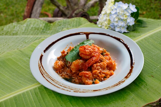 Risotto aux crevettes