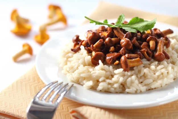 Risotto aux girolles