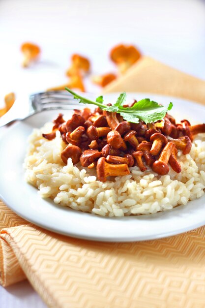 Risotto aux girolles