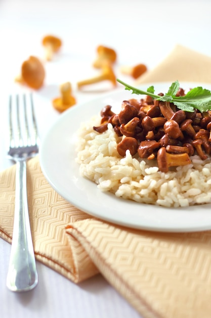 Risotto aux girolles