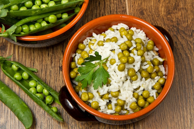 Risotto aux petits pois