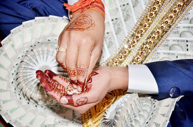 Rituel de mariage en Inde