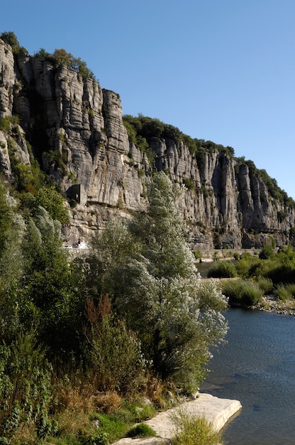 Photo rivière ardèche à balazuc