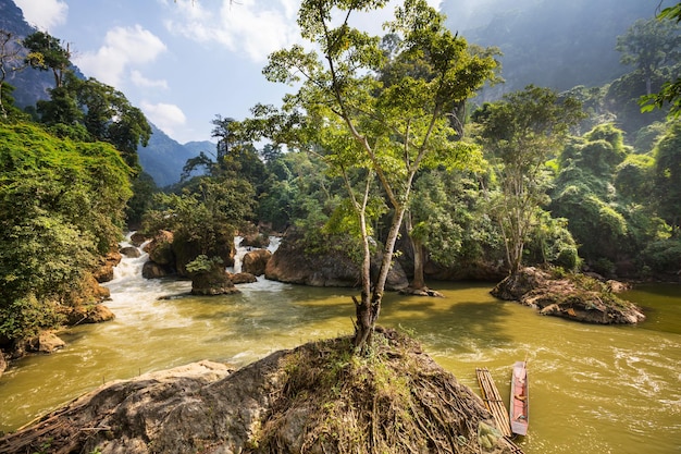 Rivière au Vietnam