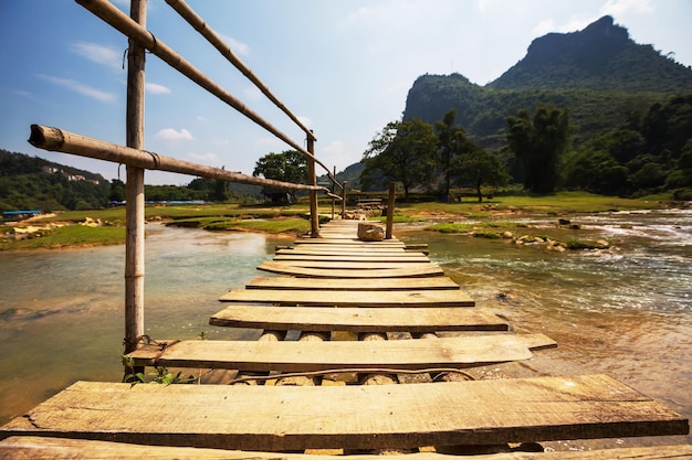 Rivière au Vietnam