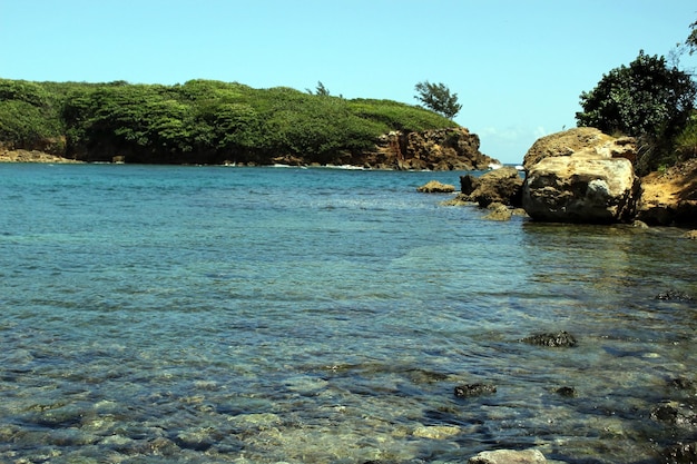 La rivière contre le ciel par une journée ensoleillée