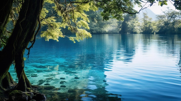 La rivière dans la forêt