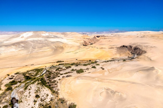 Rivière Ica au Canyon de los Perdidos au Pérou