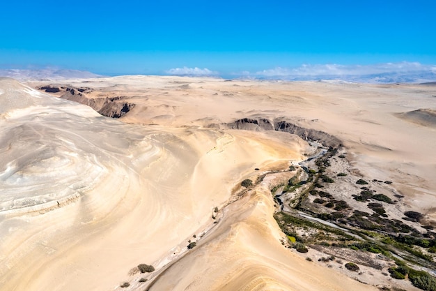 Rivière Ica au Canyon de los Perdidos au Pérou