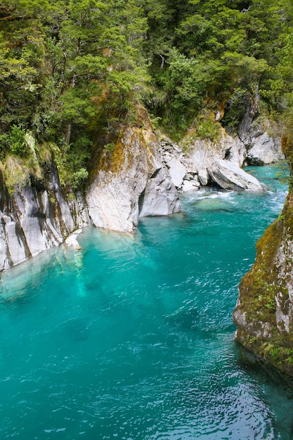 Rivière Kawarau Queenstown ile sud Nouvelle Zelande