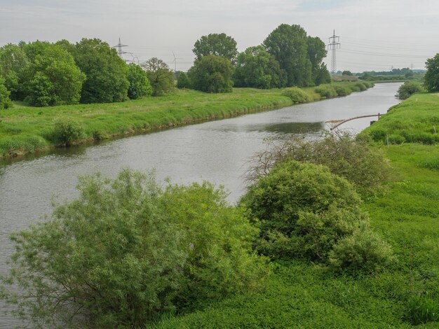 La rivière Lippe en Allemagne