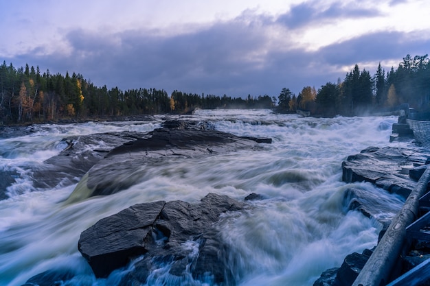 Rivière Pite en Suède