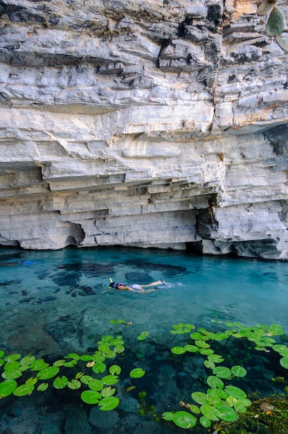 Rivière Pratinha Chapada Diamantina National Park Iraquara Bahia Brésil