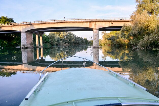 Photo la rivière sauvage de brenta